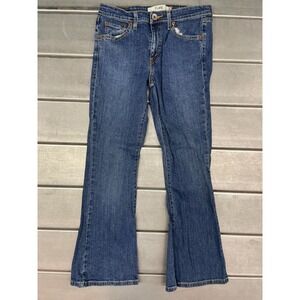 Vintage Levis 518 Jeans Womens Size 8S 29X30 Blue Medium Wash Denim Flare Leg